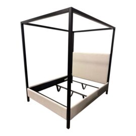 Queen Size Pottery Barn Atwell Canopy Bed Frame. Original Price: $1,700