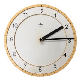 Dieter Rams + Dietrich Lubs for Braun Wall Clock, Model 4861