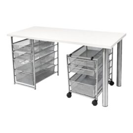 Elfa Classic Desk With Drawers. Original Price: $475