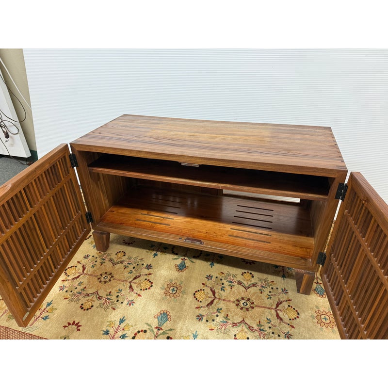 Crate & Barrel Marin Shiitake Media Cabinet. Original Price: $900