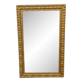 Golden Gilt Wood Wall Mirror