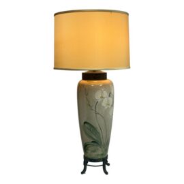 Fine Arts Lamps Orchid Ceramic Table Lamp
