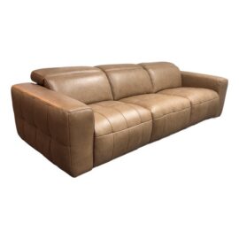 Living Spaces Miles Power Recliner Sofa, Set. Original Price: $2,930
