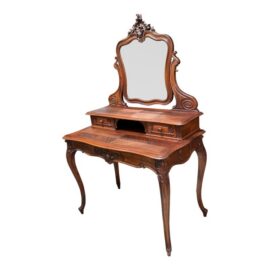 French Louis XV Style Vanity With Tilt Mirror
