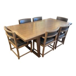 Maxalto for B & B Italia InToto Dining Table + Dining Chairs, Set. Original Price: $29,000