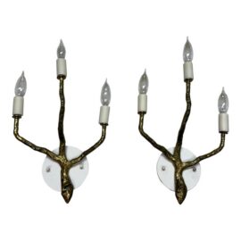 Maison Arlus Style Wall Sconces, Pair