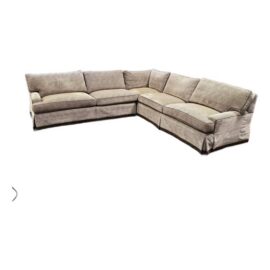Bespoke Crushed Velvet Leopard Sectional