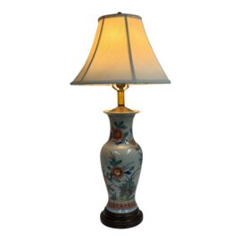 Aladin Lamps & Shades Floral Porcelain Table Lamp