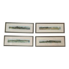 Charles Leonard Original + Limited Giclee Artworks, Set of Four