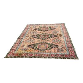 7ft 11in × 10ft Hand-Knotted Turkish Anatolian Style Wool Rug