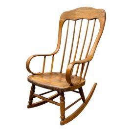 Handcrafted Rocking Chair, Vintage