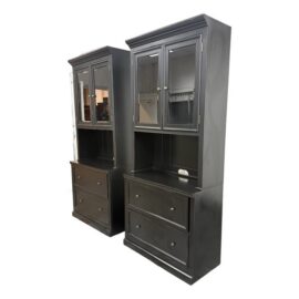 Ballard Designs Tuscan File Console + Hutches, Pair. Original Price: $4,800