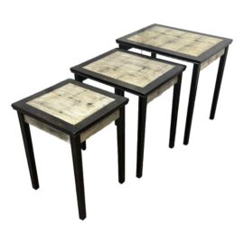 Neiman Marcus Nesting Tables, Set of Three