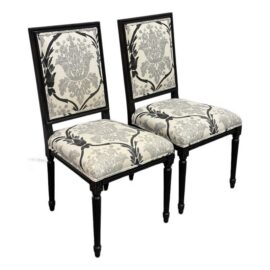 Ballard Designs Louis XVI Side Chairs, Pair. Original Price: $1,800