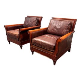 Martha Stewart Signature for Bernhardt Lounge Armchairs, Pair. Estimate Price: $3,000