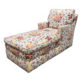 Bespoke Floral Upholstered Chaise