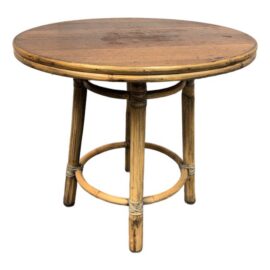 McGuire Furniture Bamboo Side Table