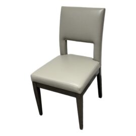 NEW Swaim Joli Leather Side Chair. Original Price: $2,030