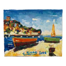 J. Miano "Taormina" Original Painting, Signed