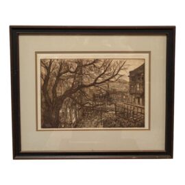 Original Etching Union + Hyde Street, San Francisco