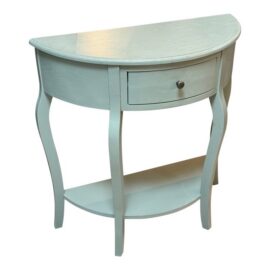 Safavieh Jan Demilune Console, Slate Teal. Original Price: $350