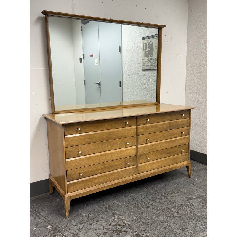 Heywood Wakefield Cadence Dresser + Mirror - Design Plus Gallery