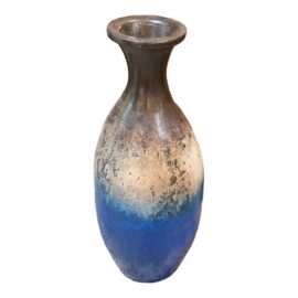 Elongated Abstract Ombre Vase, Large