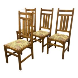 Stickley Furniture Ellis Side Chairs, Set of Four. Original Price: $6,620