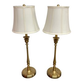 Ralph Lauren Home Darien Candlestick Table Lamps, Pair