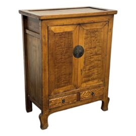 Chinese Elmwood Wedding Cabinet