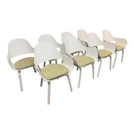Jaime Hayon for Barcelona Design Showtime Nude Dining Chairs, Set of Eight. Original Price: $14,850