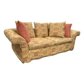 Queen Size Shabby Chic Bespoke Sleeper Sofa. Estimate Price: $5,000