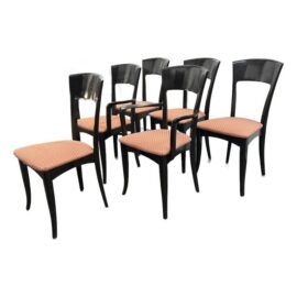 Antonio Sibau for Sibau Furniture Dining Chairs, Set of Six. Estimate Price: $3,600
