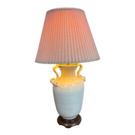 Late 20th Century Classic Amphora Ceramic Table Lamp