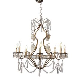 Brazilian Rock Crystal Chandelier