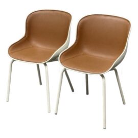 NEW Simon Legald for Normann Copenhagen Hyg Side Chairs, Pair. Original Price: $2,140