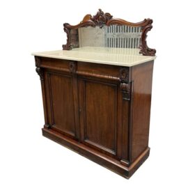 Victorian Renaissance Revival Marble-Top Sideboard, Antique
