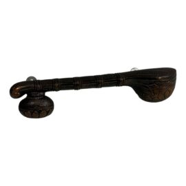 Brass Sitar-Shaped Door Handle