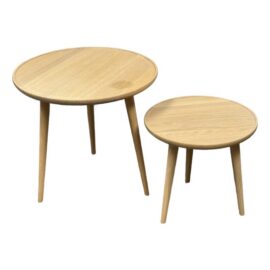 NEW Space Copenhagen for Mater Two Piece Side Tables, Set of Two. Original Price: $2,280