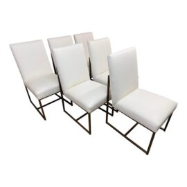 Mitchell Gold + Bob Williams Gage Dining Chairs, Set of Six. Estimated Cost: $9,000
