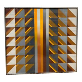 Diminishing Patterns II Optical Signed Artwork