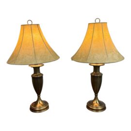 Lamp Plus Traditional Urn Style Table Lamps, Pair