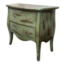 French Provincial Chest of Drawers, Green