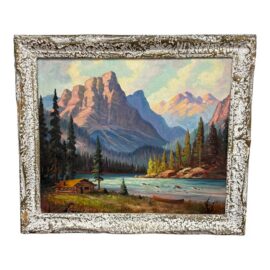 Harry Leonard Lopp Kintla Lake Oil Painting