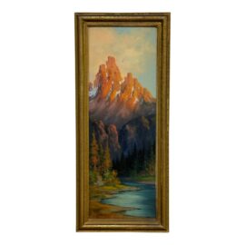 Mountain Landscape Oil Painting