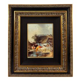 Jaggu Prasad Realist Master Oil on Board Original Painting, Signed