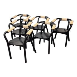 Tatsuo Kuroda for Normann Copenhagen Knot Dining Chairs, Set of Six. Original Price: $4,680