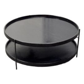 Noir for Anthropologie Tiered Oak Coffee Table. Original Price: $500