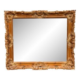 Neoclassical Empire Style Rectangular Wall Mirror. Original Price: $1,000