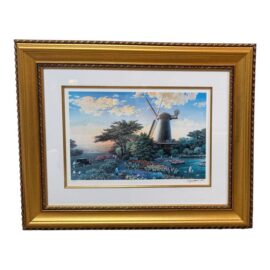 Alexander Chen Windmill at Golden Gate Park Original Artwork, Signed